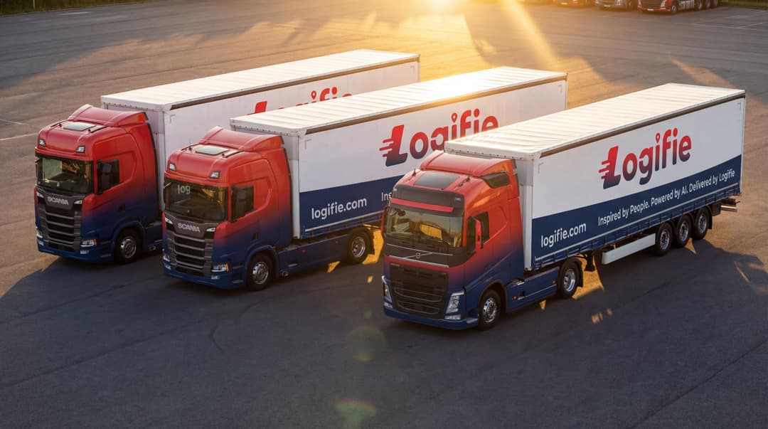 Modern logistics fleet vehicle