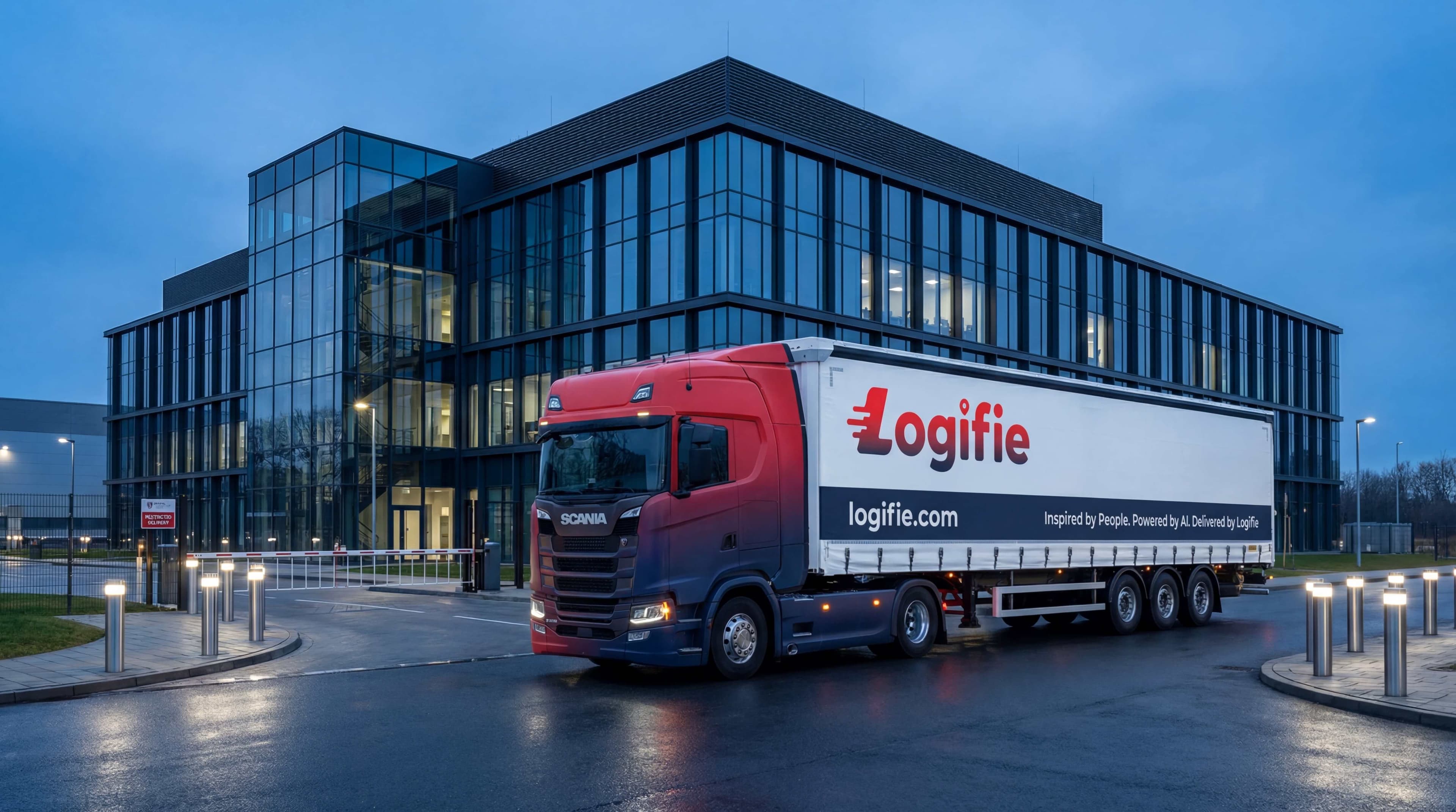 Logifie TMS platform dashboard