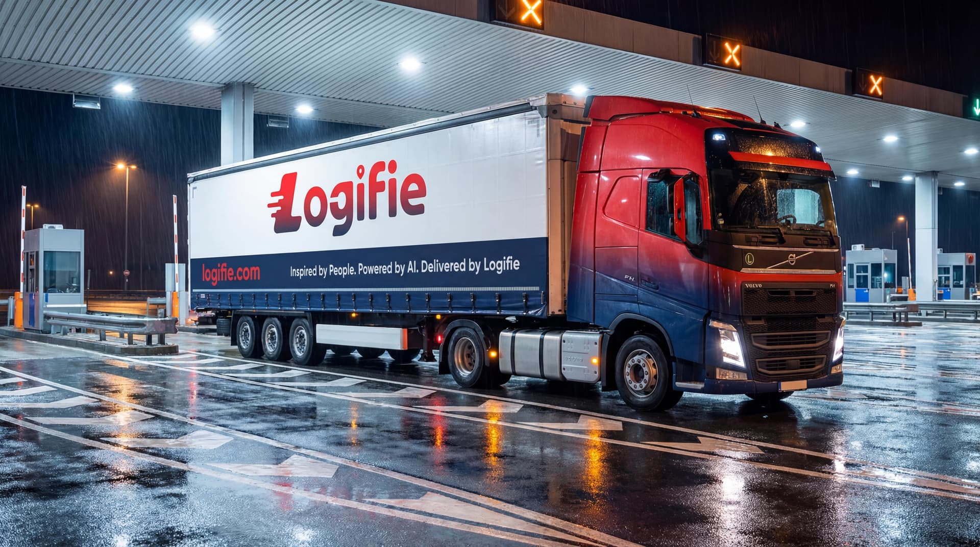 Real-time tracking dashboard showing shipment locations and status