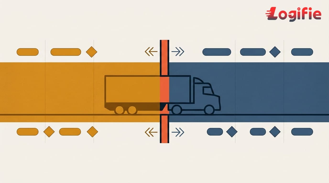 Tableau des responsabilités Incoterms 2020 — points de transfert de risque et de responsabilité pour les transporteurs routiers européens